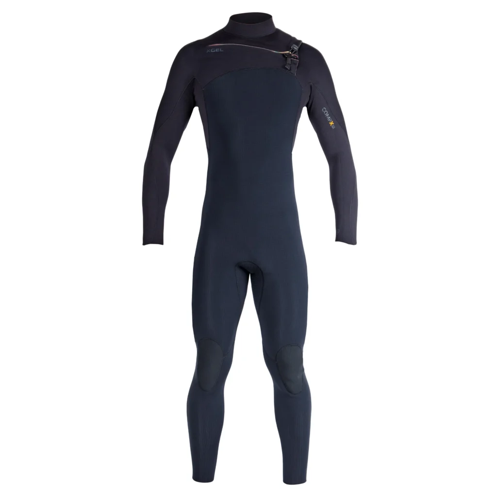 Xcel Comp X heren wetsuit in zwart, vooraanzicht